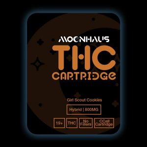 THC Vape Carts - Premium 800MG THC Cartridge - Girl Scout Cookies (Hybrid)