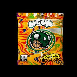 One Up Sour Brite Crawlers 600mg THC