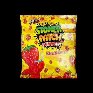 Stoner Patch Strawberry Gummies 500mg THC