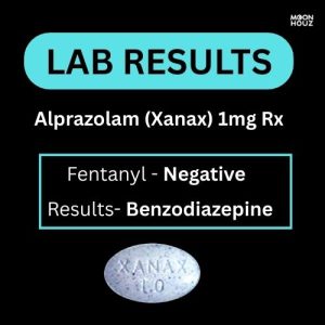 Alternative view of Blue Alprazolam (Xanax) 1mg Rx
