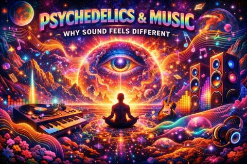 Psychedelics & Music — Why Sound Feels Different - Moonhauz Psychedelics & Music — Why Sound Feels Different - Moonhauz