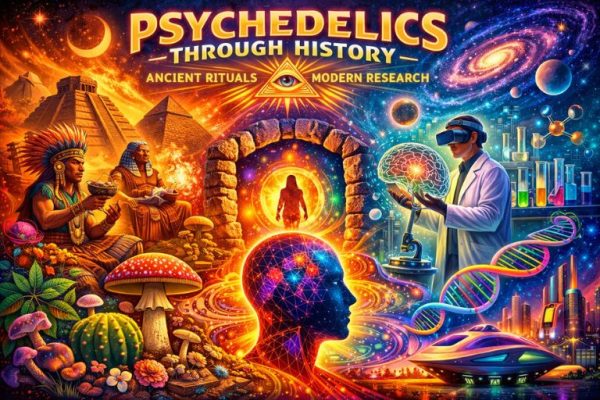 Psychedelics Through History — Ancient Rituals to Modern Research - Moonhauz
