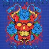 LSD-25 240ug Blotter Tabs (Double Dose) - Twisted Skull Blue