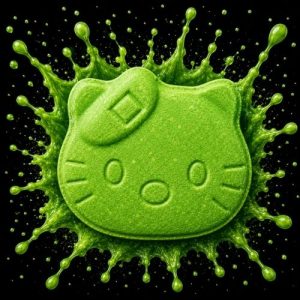 Green Hello Kitty - 80mg MDA | 60mg Caffeine | 5mg Cialis