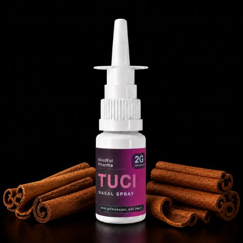 Tuci Nasal Spray – Cinnamon – Mindful Pharma - Moon Houz Tuci Nasal Spray – Cinnamon – Mindful Pharma